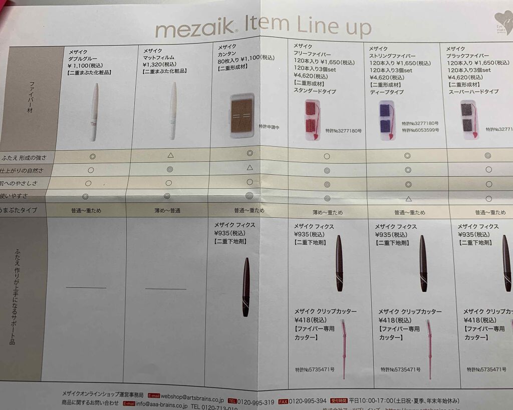 フリーファイバー120 スタンダードタイプ /メザイク/二重まぶた用アイテムを使ったクチコミ(3枚目)