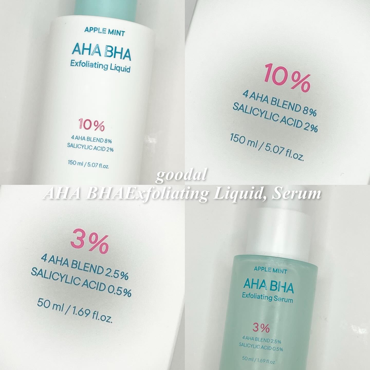 アップルミント AHA・BHA 3％セラム/goodal/美容液を使ったクチコミ（1枚目）