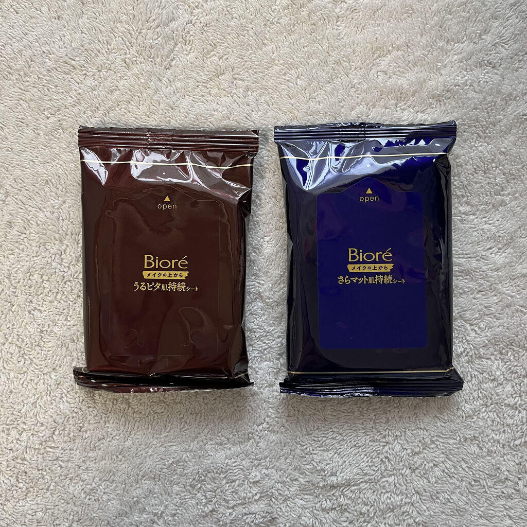ビオレメイクの上からうるピタ肌持続シート/ビオレ/フェイスシートを使ったクチコミ（2枚目）