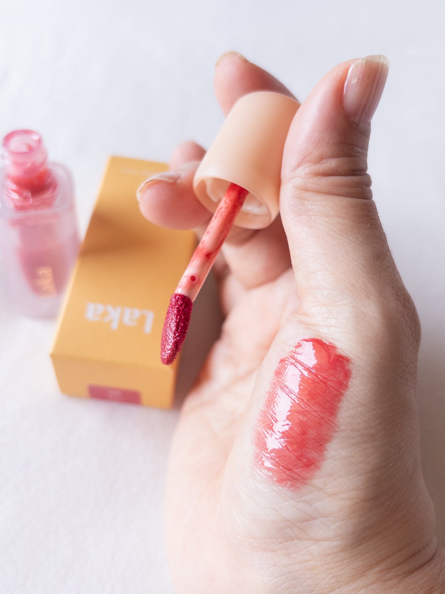 フルーティーグラムティント/Laka/リップティントを使ったクチコミ(2枚目)