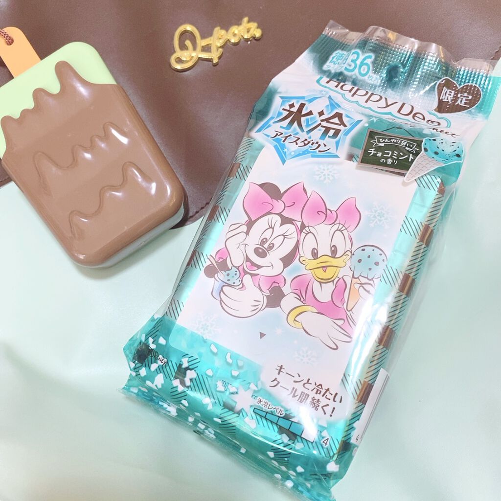 ハッピーデオ ボディシート アイスダウン クールミント/マンダム/ボディシートを使ったクチコミ（1枚目）