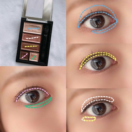 ショコラスウィート アイズ/リンメル ロンドン/アイシャドウパレットを使ったクチコミ(4枚目)