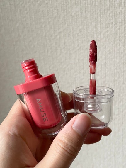 ジェルフィットティント 07 キャラメル/AMUSE/リップティントを使ったクチコミ(2枚目)