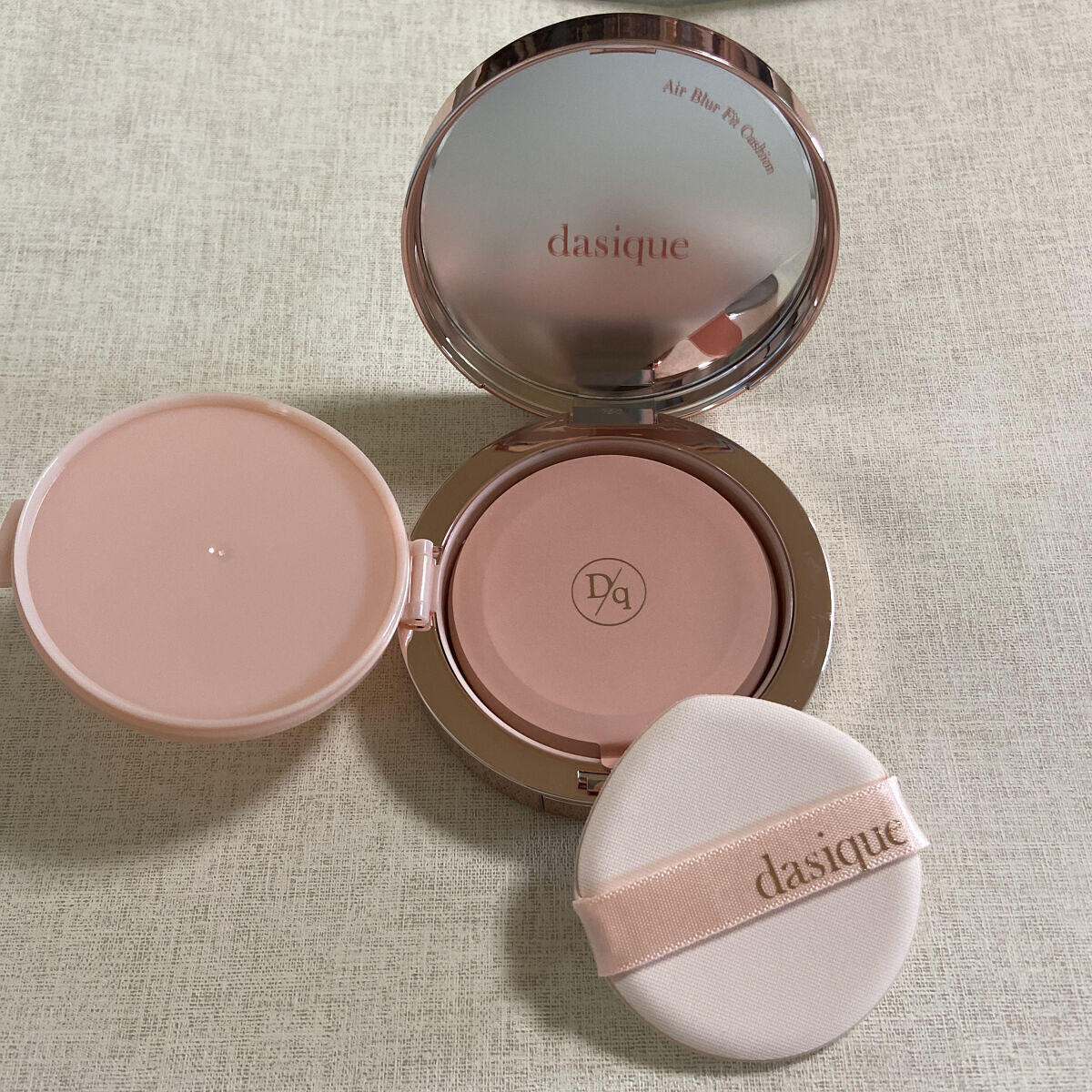 エアーブラーフィットクッション 21N ヌーディベージュ/dasique/クッションファンデーションを使ったクチコミ（2枚目）