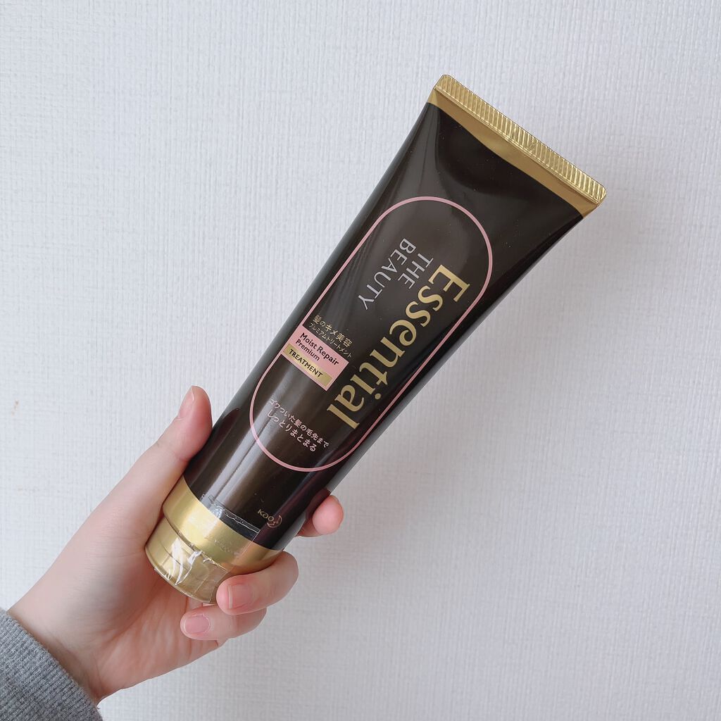 THE BEAUTY 髪のキメ美容プレミアムトリートメント<モイストリペアプレミアム>/エッセンシャル/洗い流すヘアトリートメントを使ったクチコミ(1枚目)