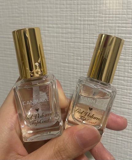 ジェルボリュームトップコート/キャンメイク/ネイルトップコートを使ったクチコミ(1枚目)