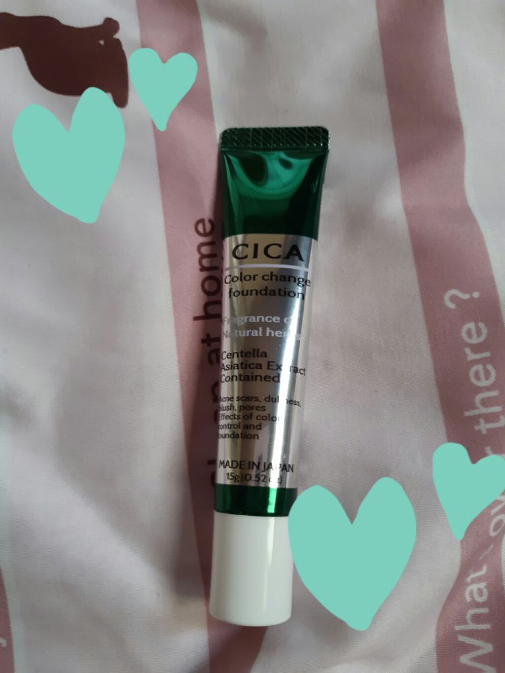 CICAカラーチェンジファンデーションD/DAISO/化粧下地を使ったクチコミ（1枚目）