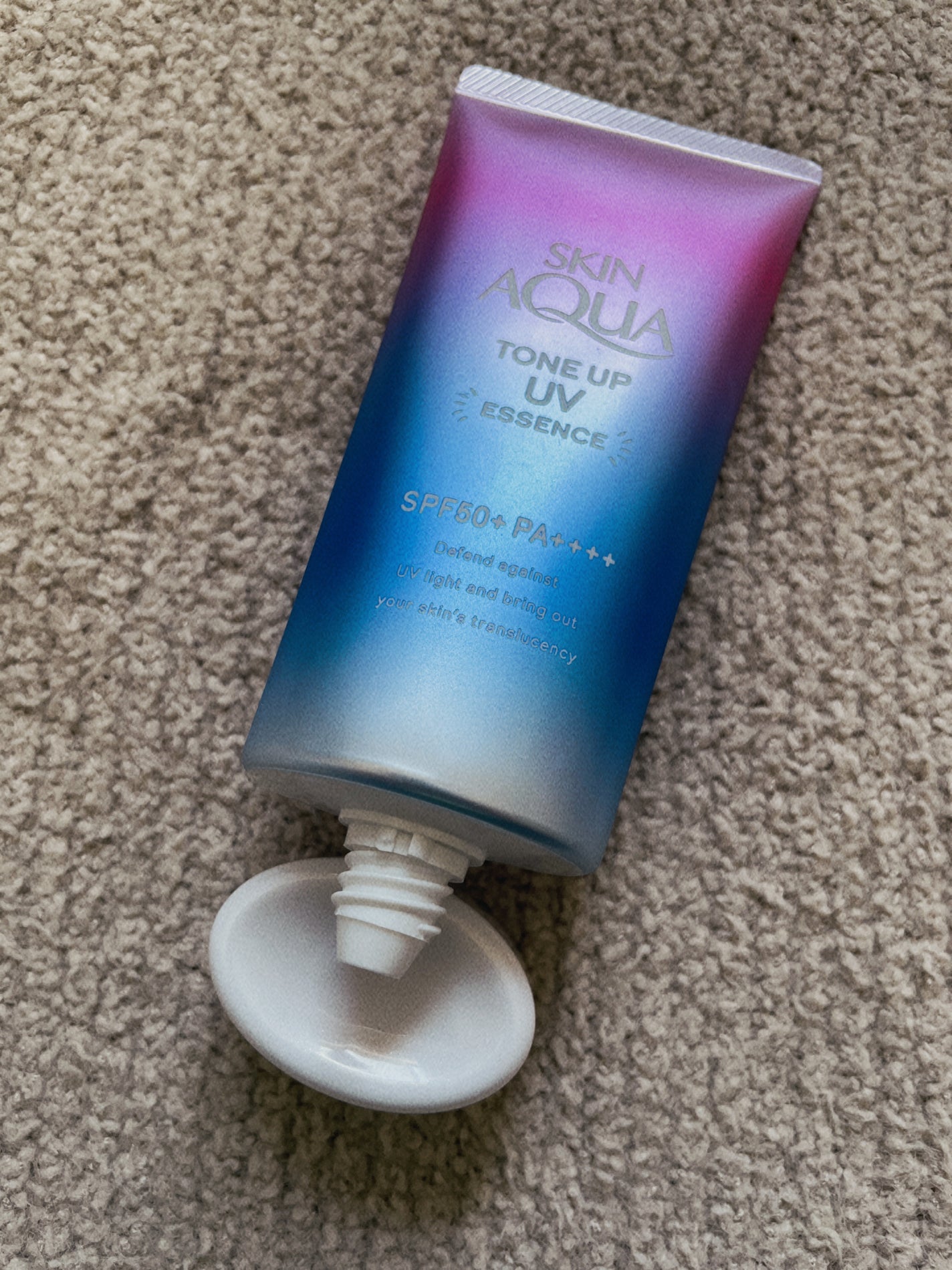 スキンアクア トーンアップUVエッセンス/スキンアクア/日焼け止めクリームを使ったクチコミ(1枚目)