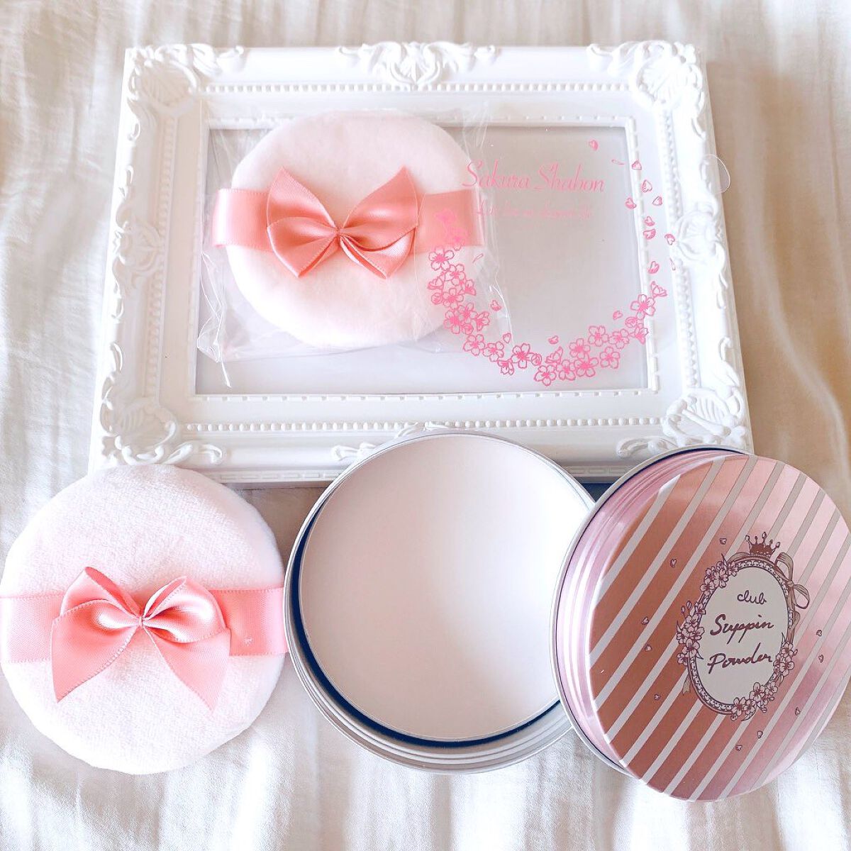 すっぴんパウダー B サクラスウィートソローの香り 2022/クラブ/プレストパウダーを使ったクチコミ（2枚目）