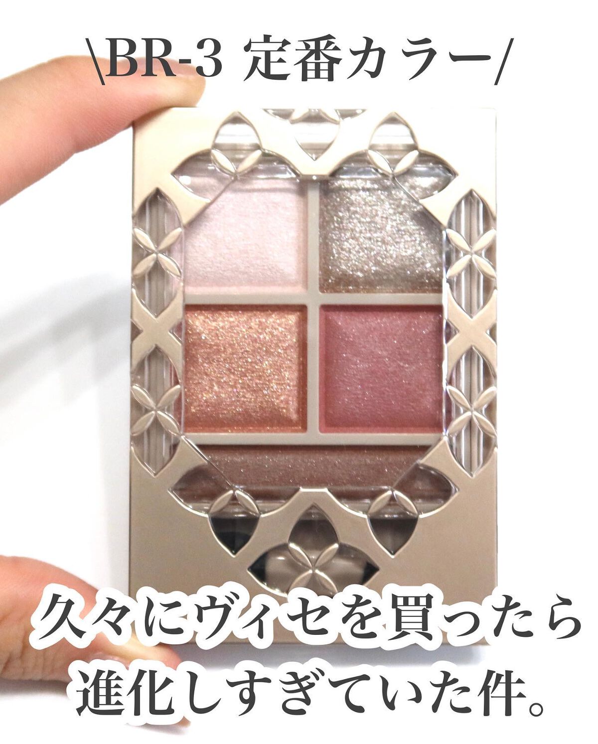 パノラマデザイン アイパレット/Visée/アイシャドウパレットを使ったクチコミ(2枚目)