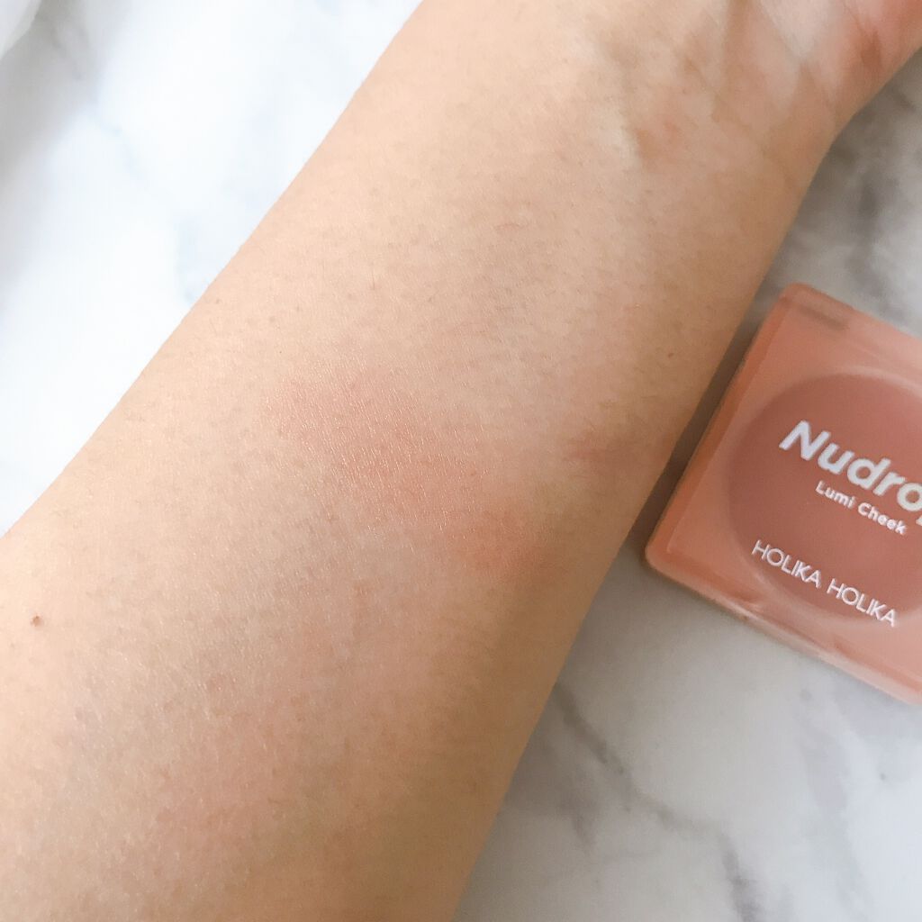 ヌードロップ ルミチーク/HOLIKA HOLIKA/ジェル・クリームチークを使ったクチコミ(3枚目)