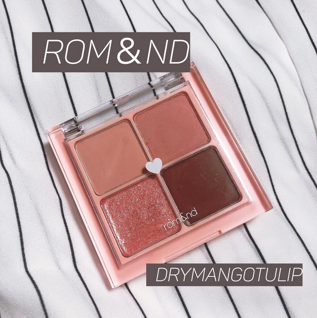 ベターザンアイズ/rom&nd/アイシャドウパレットを使ったクチコミ(1枚目)