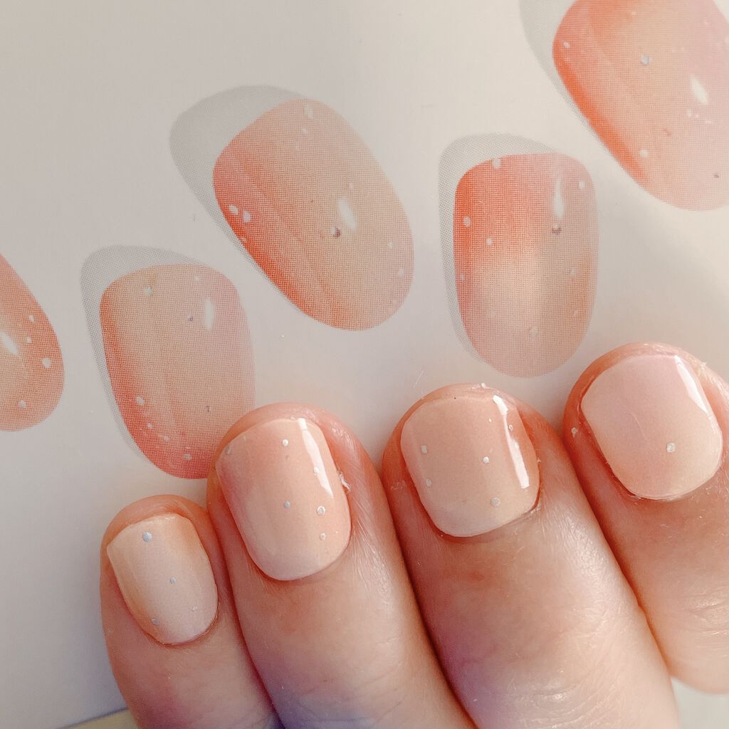 セミキュアジェルネイル（ハンド）/ohora/ネイルシールを使ったクチコミ（2枚目）