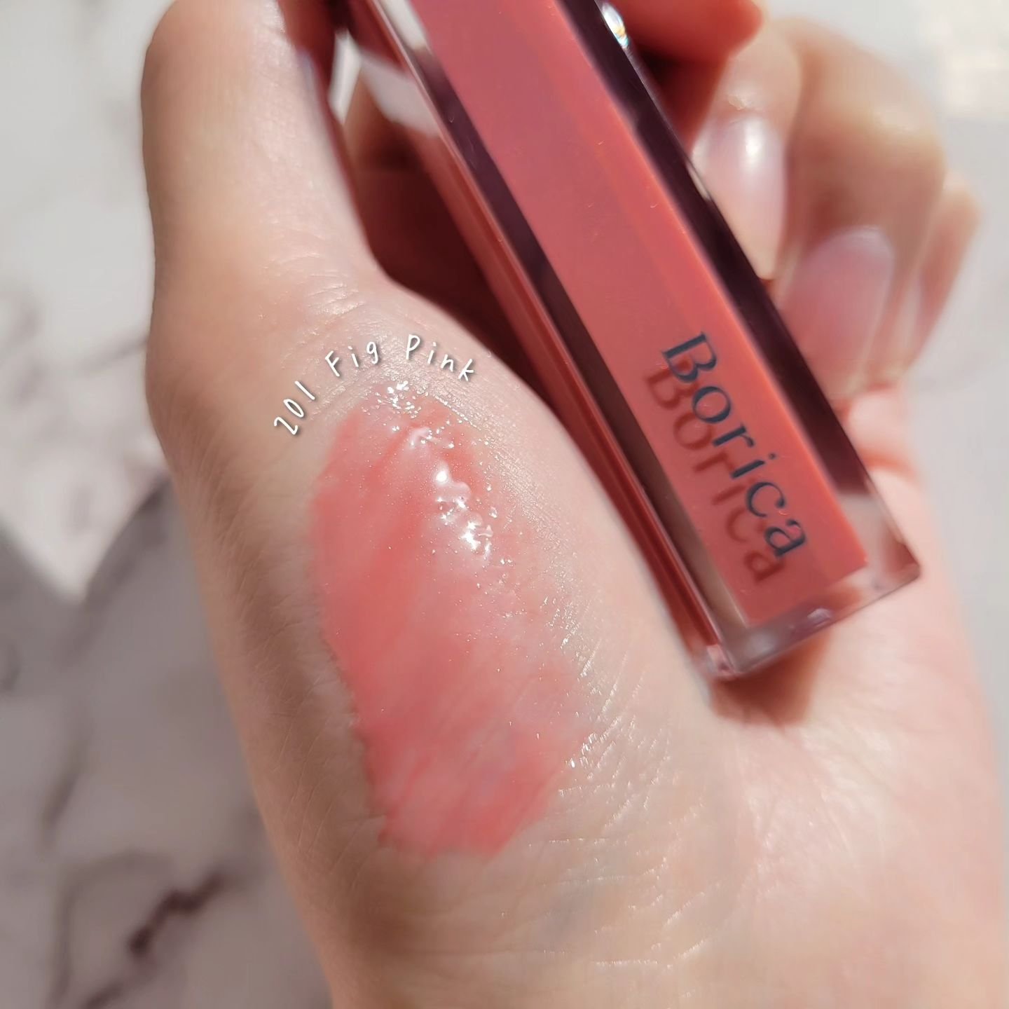 リッププランパーエクストラセラム 201 フィグピンク/Borica/リッププランパーを使ったクチコミ（3枚目）