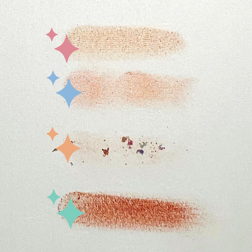 エアリー トゥインクル アイパレット 2021 Green Holidays Edition/innisfree/アイシャドウパレットを使ったクチコミ(3枚目)