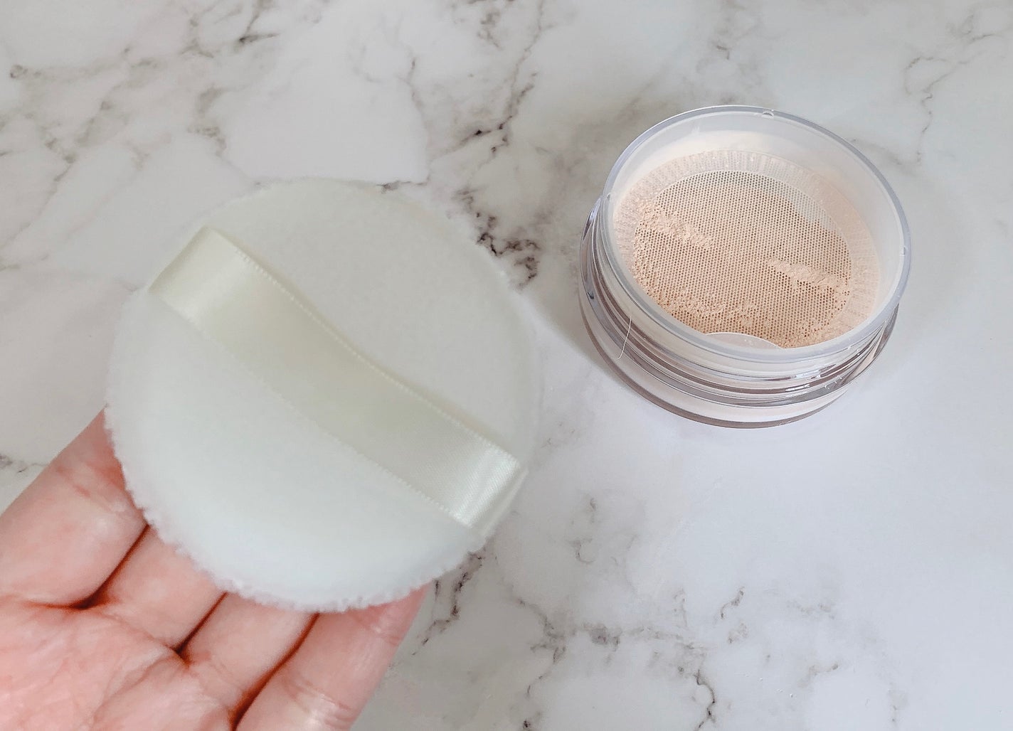 フェイスパウダー/media luxe/ルースパウダーを使ったクチコミ(5枚目)