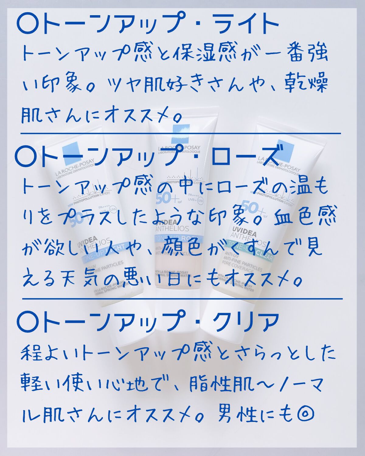 UVイデア XL プロテクショントーンアップ クリア/ラ ロッシュ ポゼ/化粧下地を使ったクチコミ（3枚目）