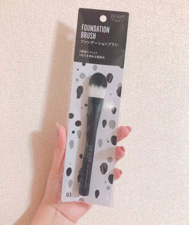 UR GLAM　FACE BRUSH/U R GLAM/メイクブラシを使ったクチコミ（1枚目）