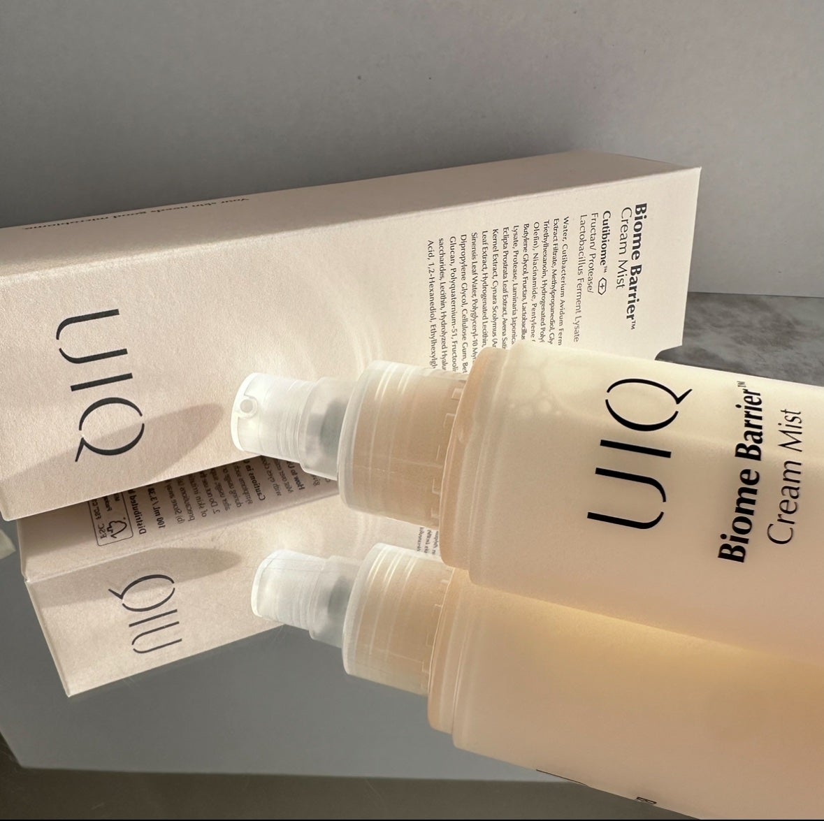 バイオームバリア クリームミスト/UIQ/ミスト状化粧水を使ったクチコミ(2枚目)