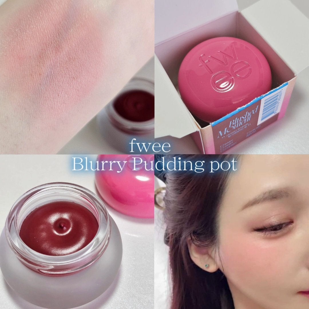 リップアンドチーク ブラーリープリンポット/fwee/口紅を使ったクチコミ(4枚目)