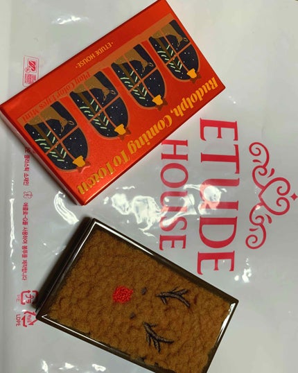 ルドルフ プレイカラー アイシャドウミニ トナカイ/ETUDE/アイシャドウパレットを使ったクチコミ(1枚目)