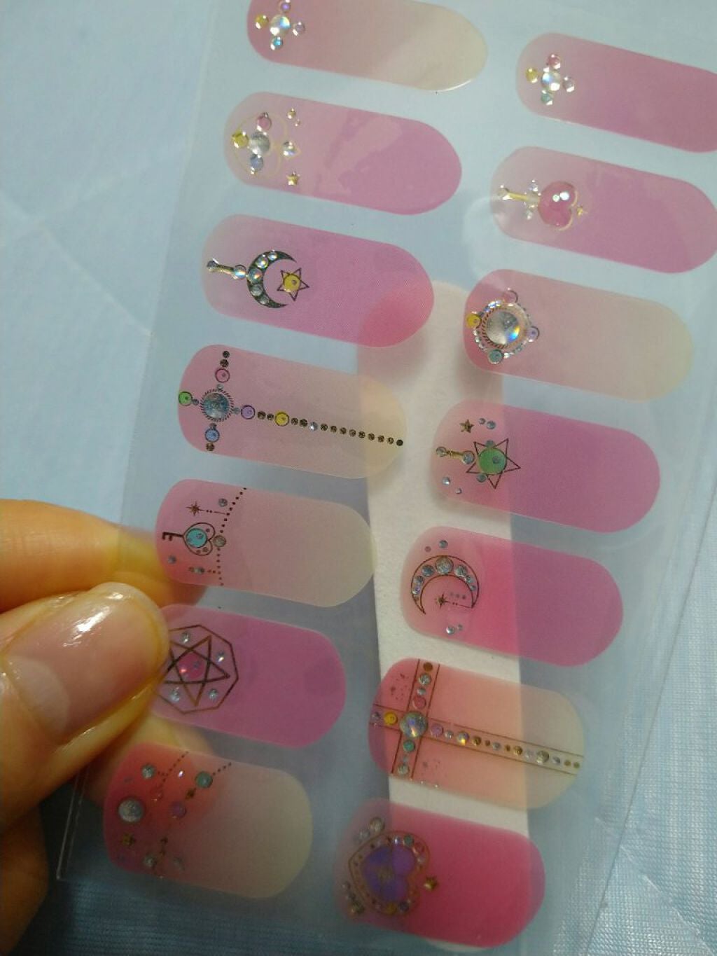 mc ジェルネイルシール/3COINS/ネイルシールを使ったクチコミ(3枚目)