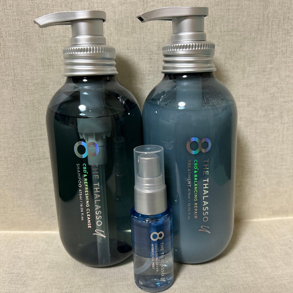 エイトザタラソ ユー CBD&リフレッシング クレンズ 美容液シャンプー/CBD&バランシング ダメージリペア 美容液ヘアトリートメント/エイトザタラソ/市販シャンプーを使ったクチコミ(1枚目)