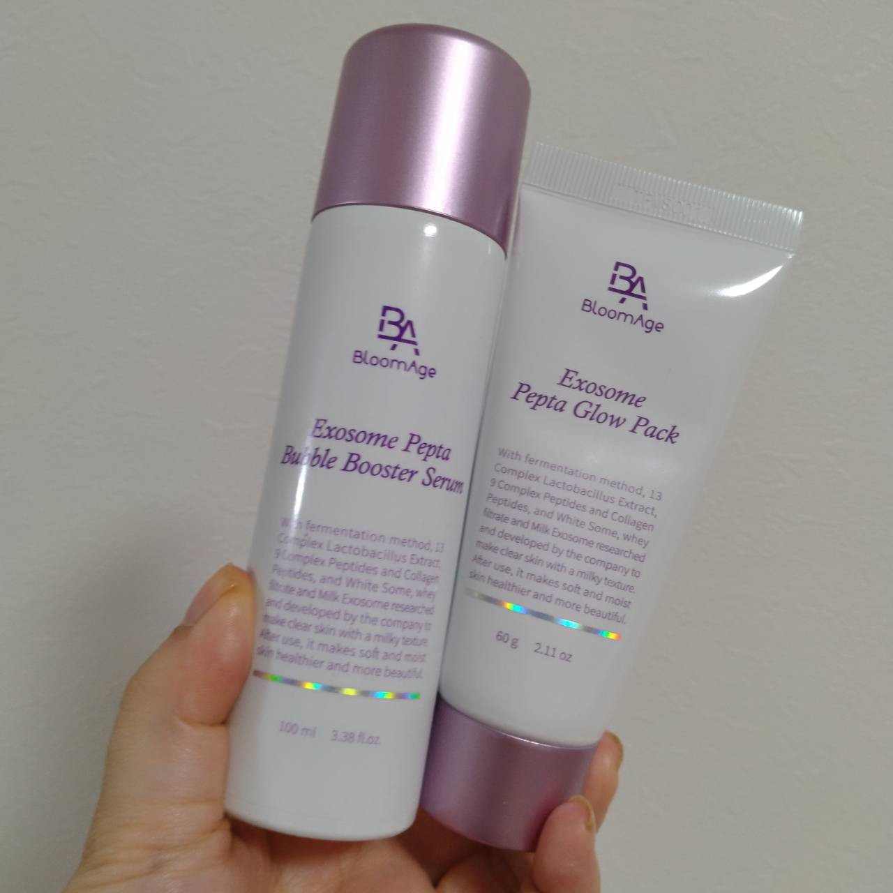 エクソソーム ペプチド グロウ パック/BloomAge/美容液を使ったクチコミ（1枚目）