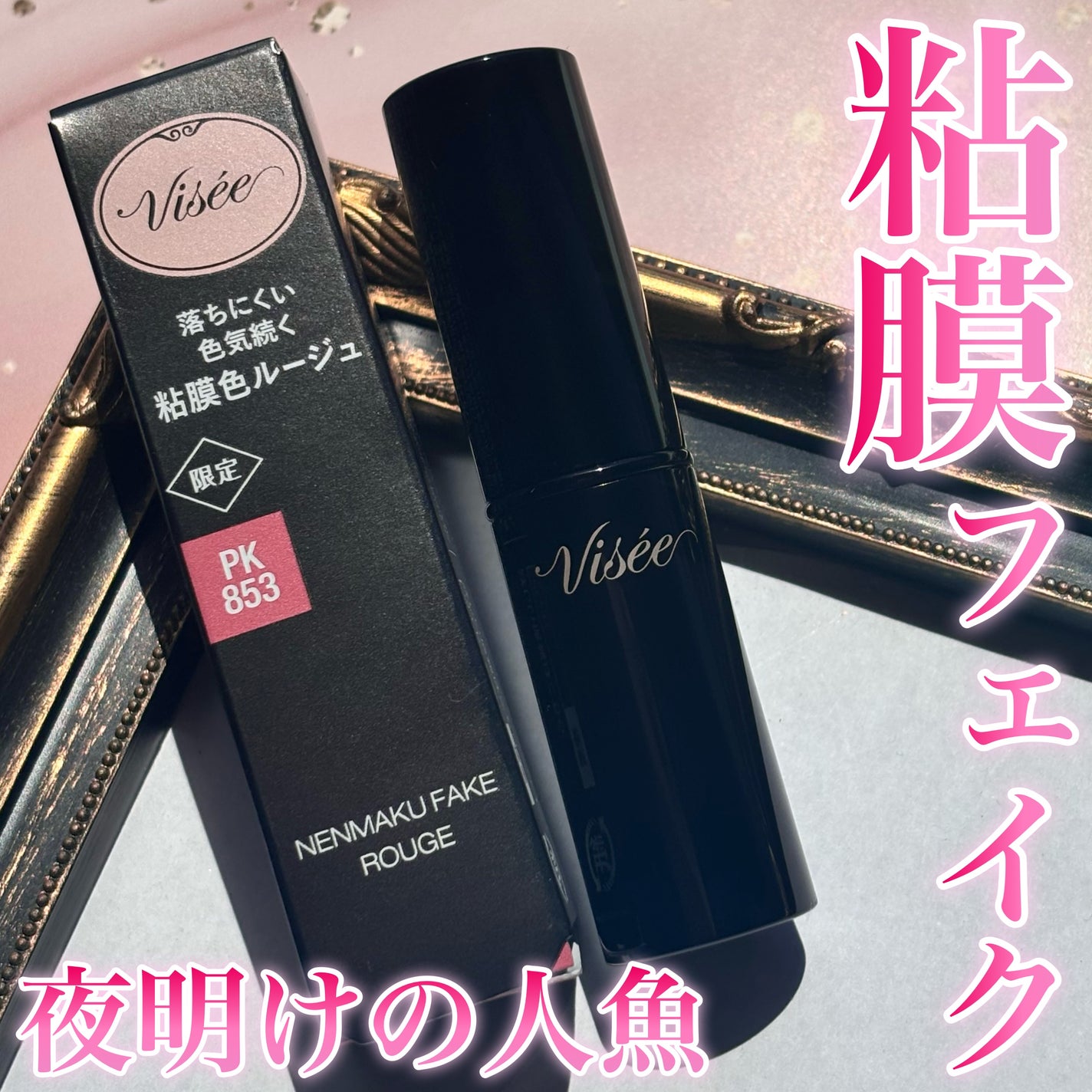 ネンマクフェイク ルージュ/Visée/口紅を使ったクチコミ(1枚目)