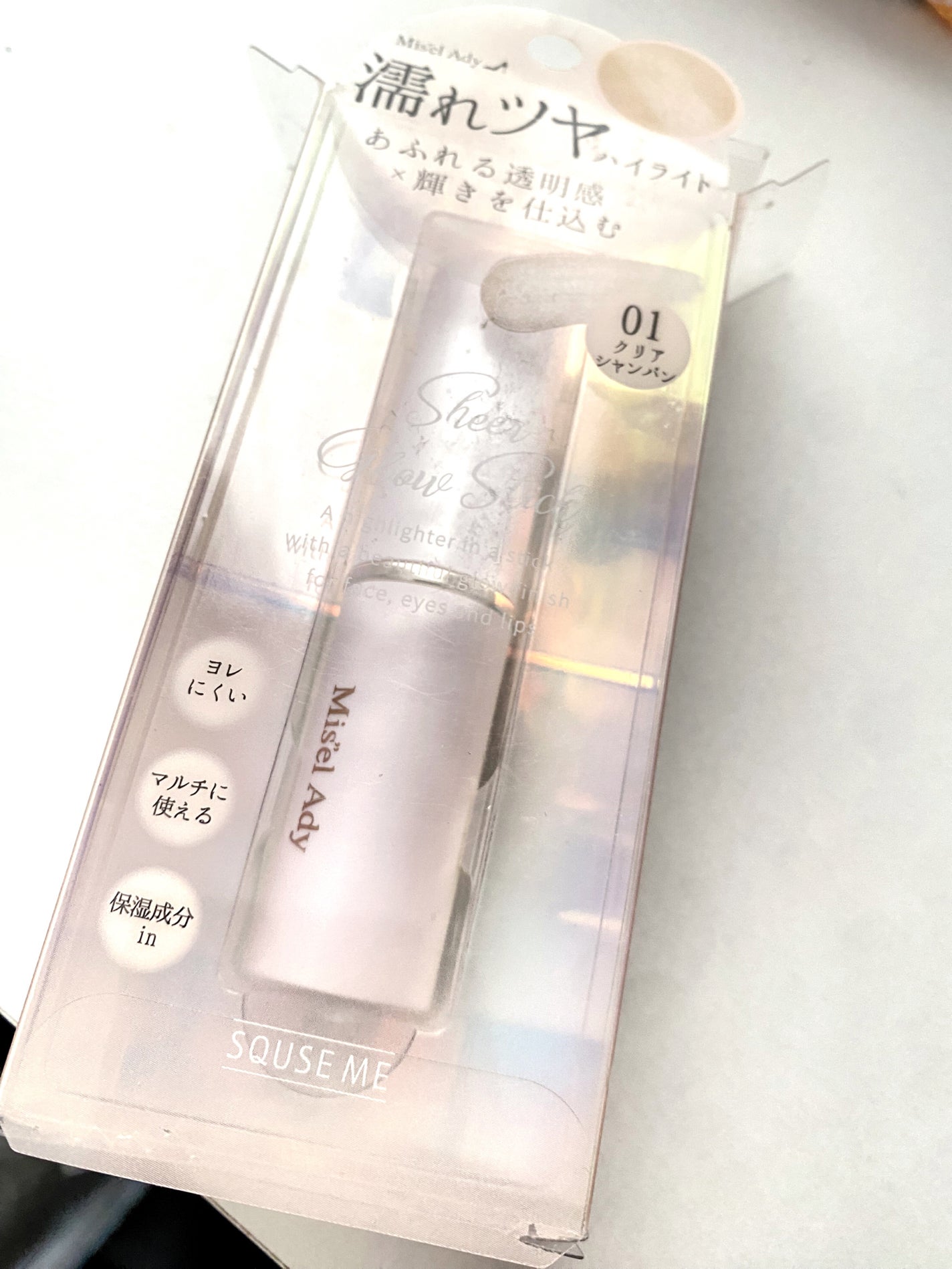 シアーグロウスティック ハイライト/ミゼルエディ/スティックハイライトを使ったクチコミ(1枚目)