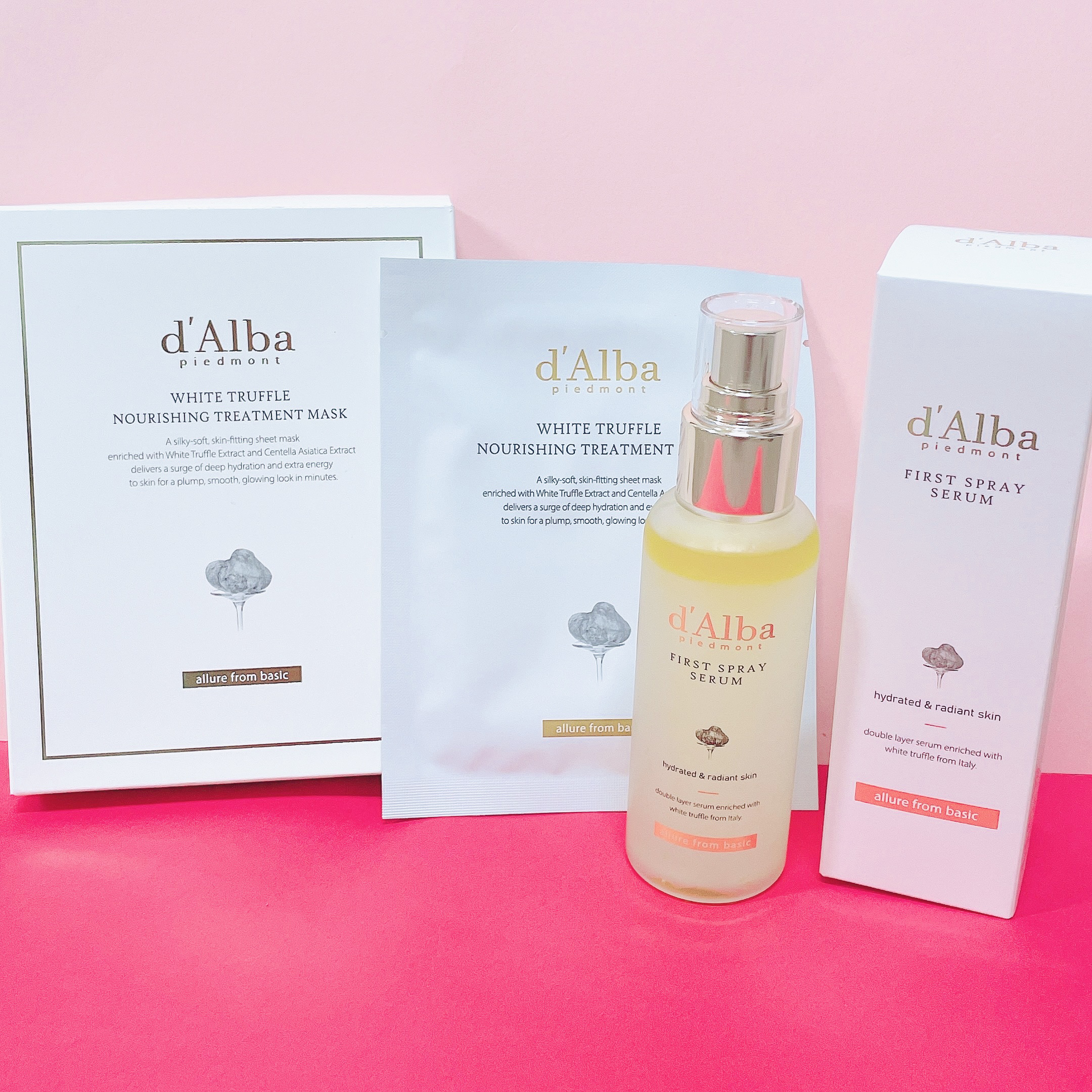 ダルバ ホワイトトリュフファーストスプレーセラム/ダルバ/ミスト状化粧水を使ったクチコミ（1枚目）