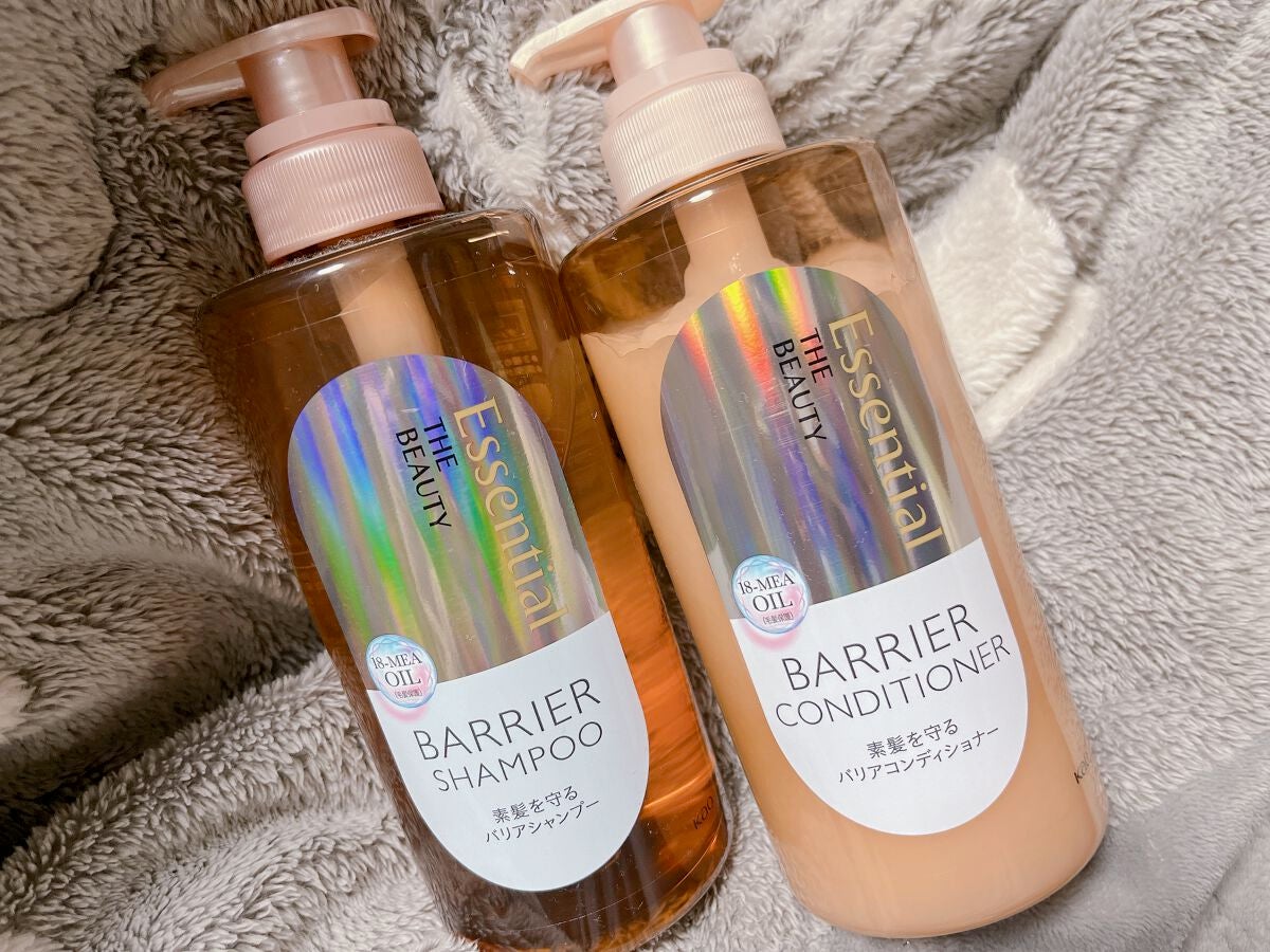 ザビューティ 髪のキメ美容素髪を守る バリアシャンプー/コンディショナー/エッセンシャル/シャンプー・コンディショナーを使ったクチコミ(1枚目)
