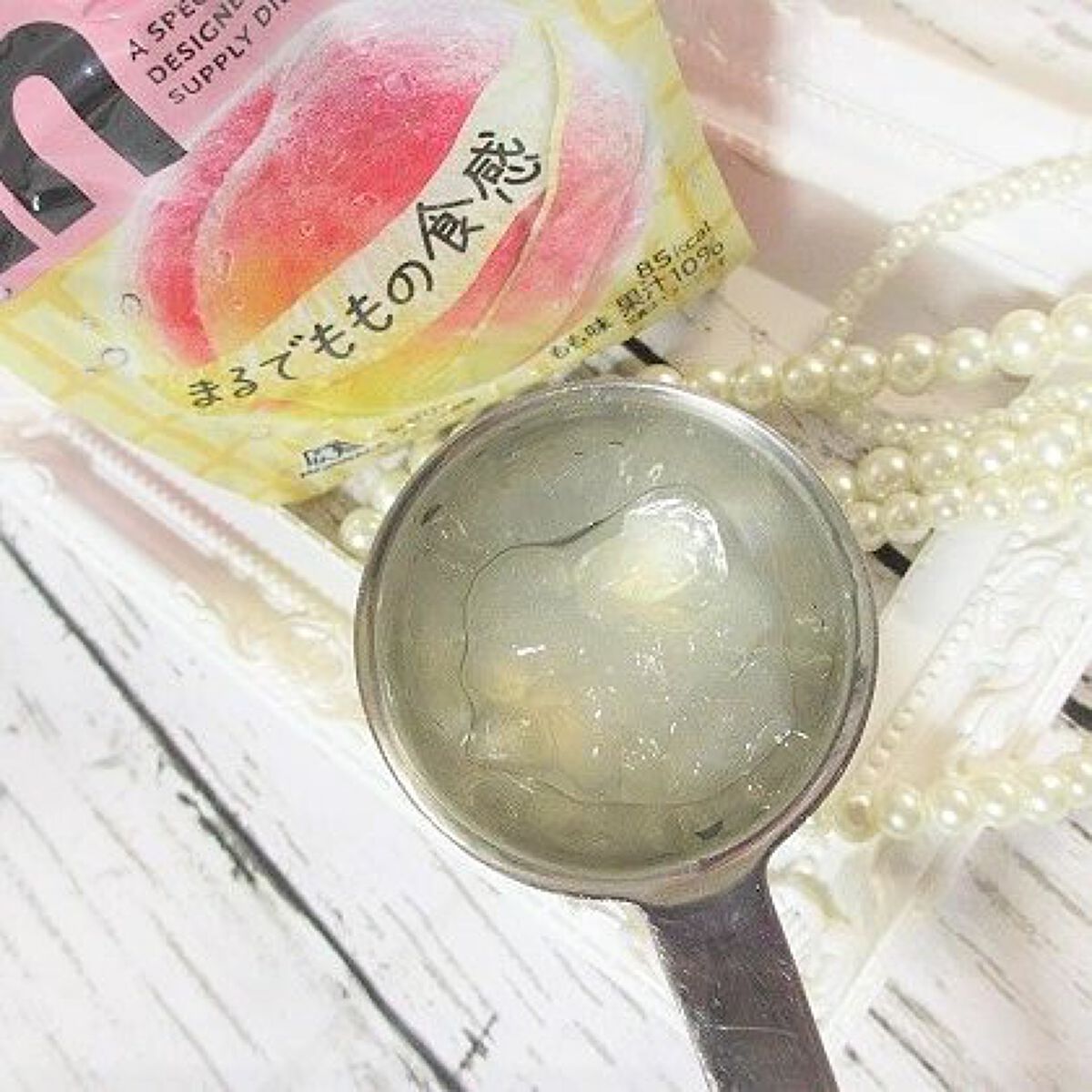 ウィダーinゼリー まるで桃の食感/森永製菓/ゼリー飲料を使ったクチコミ（3枚目）