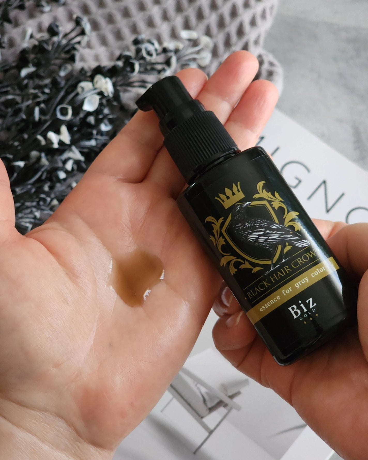 王様のブラックヘアクロウ/BIZGOLD/頭皮ローションを使ったクチコミ(2枚目)
