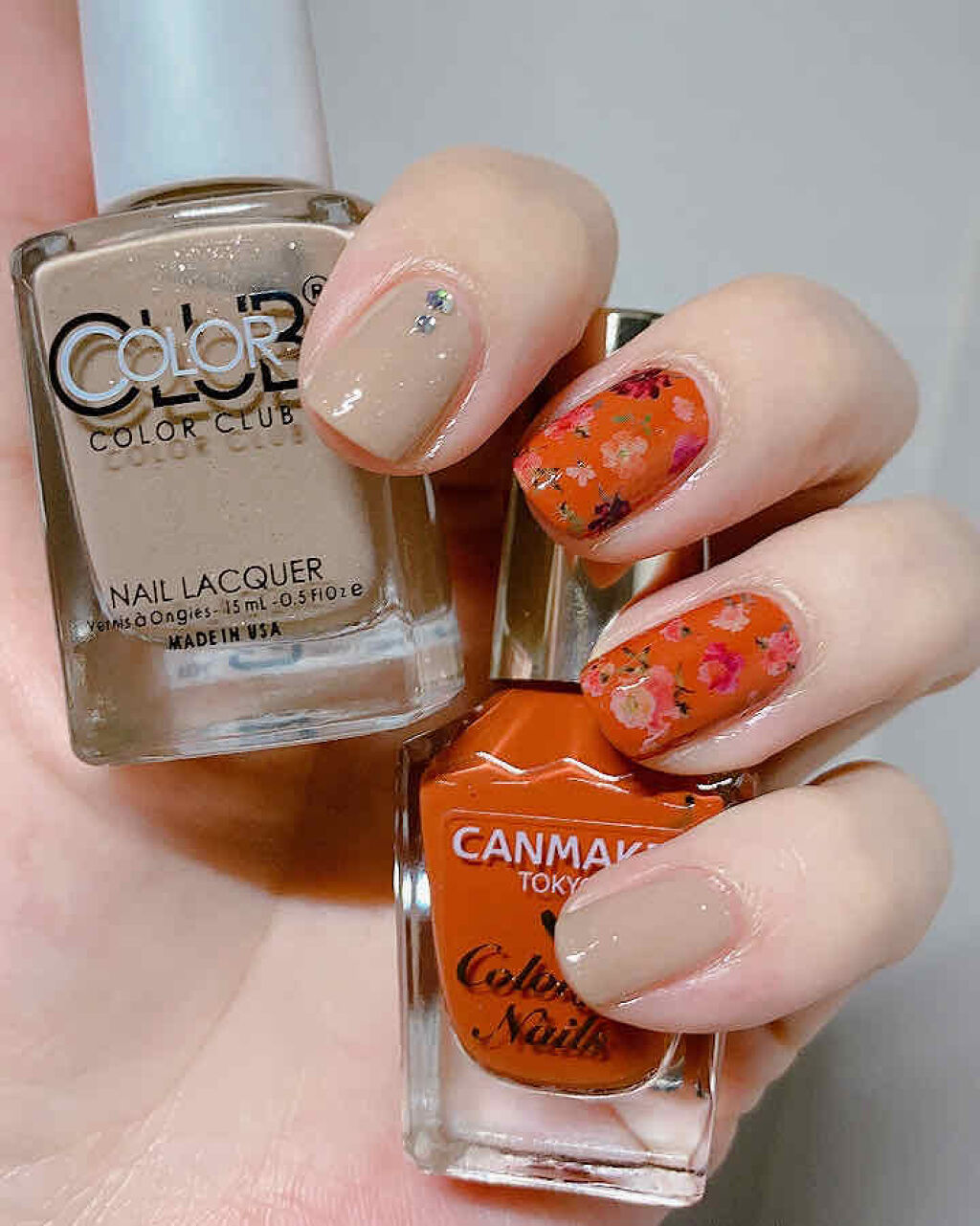 カラフルネイルズ/キャンメイク/マニキュアを使ったクチコミ（1枚目）