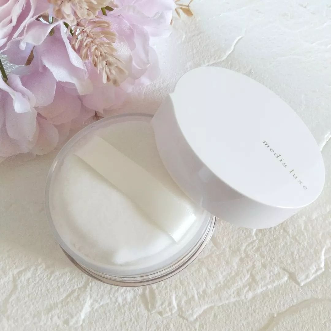 フェイスパウダー/media luxe/ルースパウダーを使ったクチコミ(3枚目)