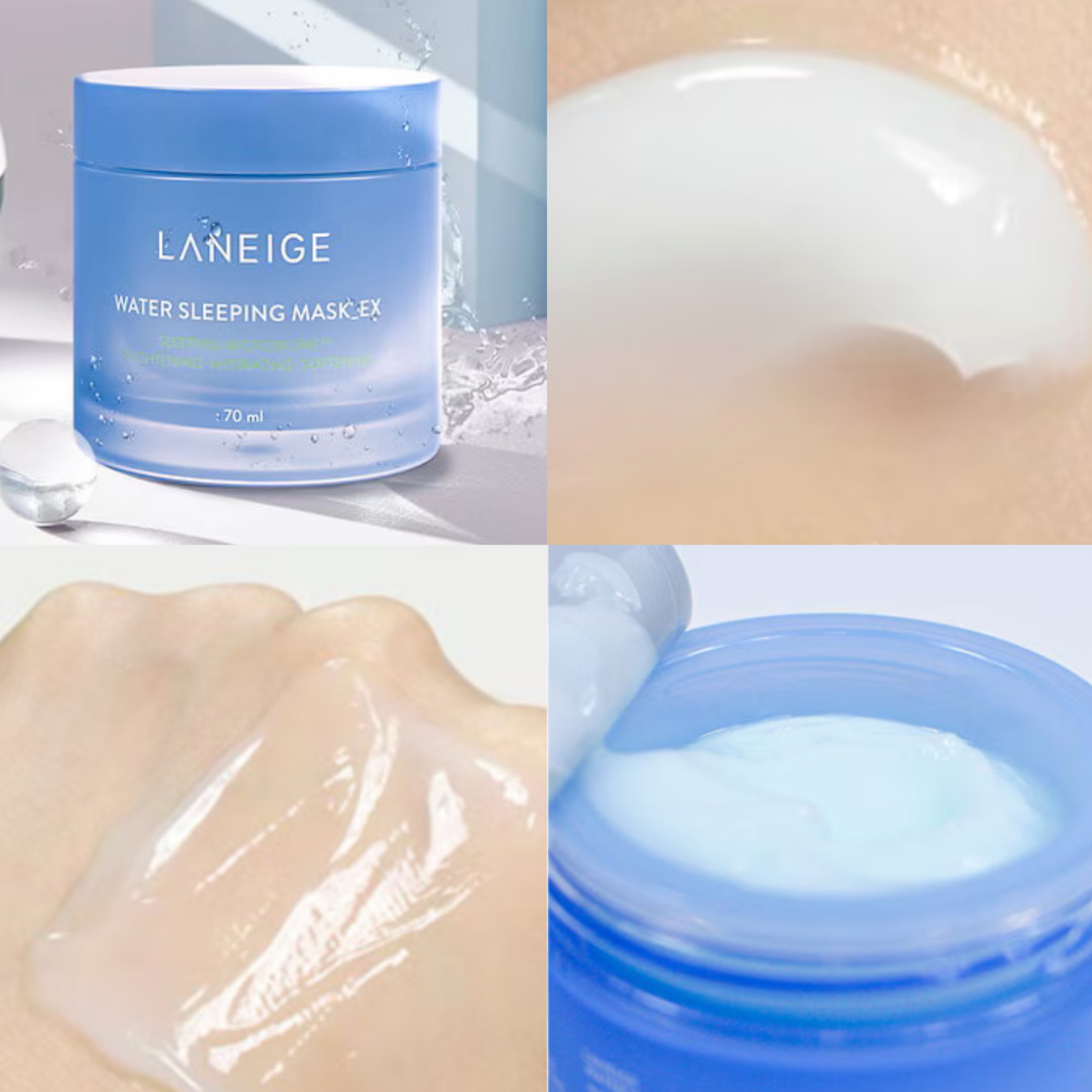 ウォータースリーピングマスク/LANEIGE/フェイスクリームを使ったクチコミ（2枚目）