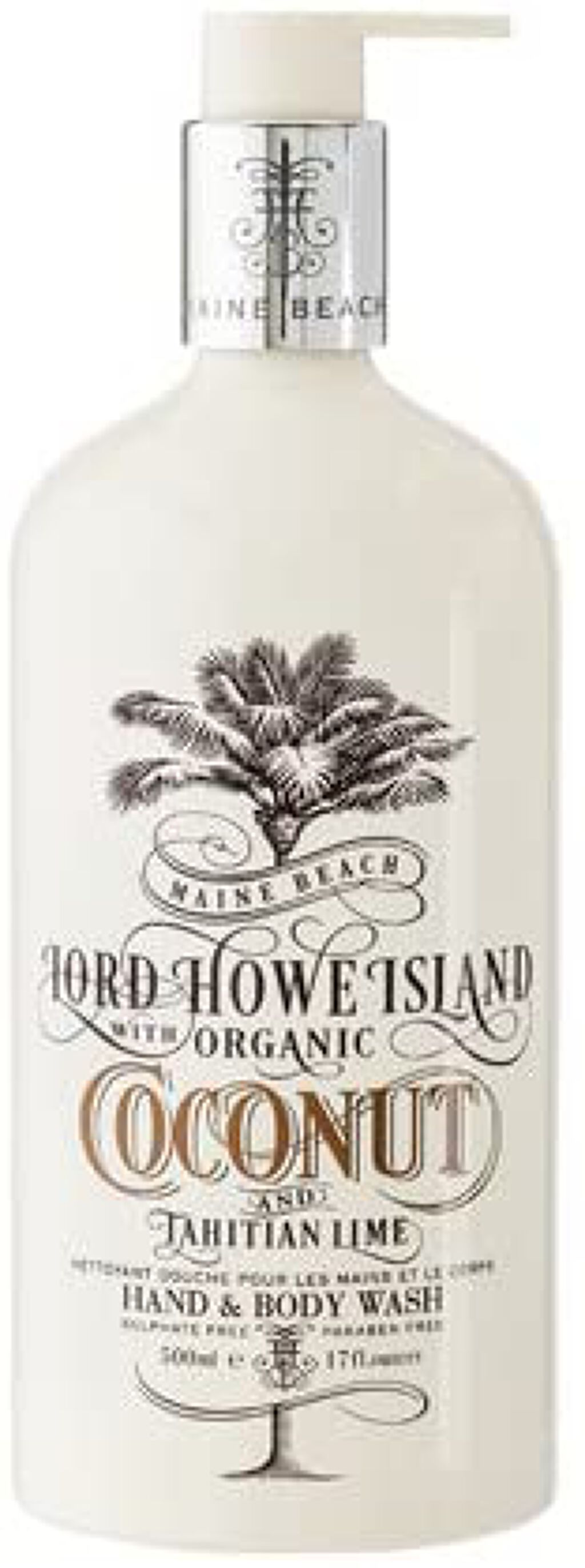 MAINE BEACH (マインビーチ) ココナッツ&ライムシリーズ ハンド&ボディウォッシュ