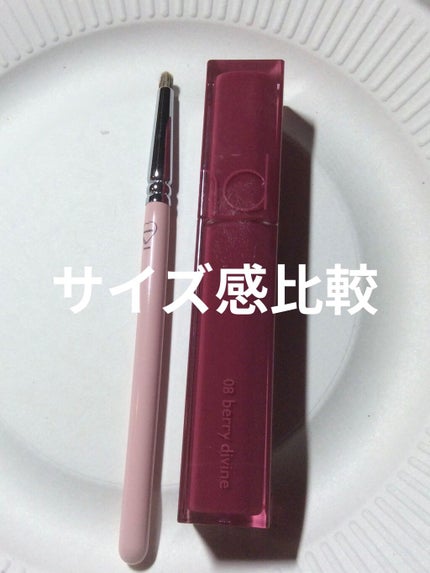 アイブロウブラシ ポイント 熊野筆/WHOMEE/メイクブラシを使ったクチコミ(3枚目)