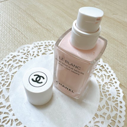 ル ブラン ロージー ドロップス/CHANEL/リキッドハイライトを使ったクチコミ(4枚目)