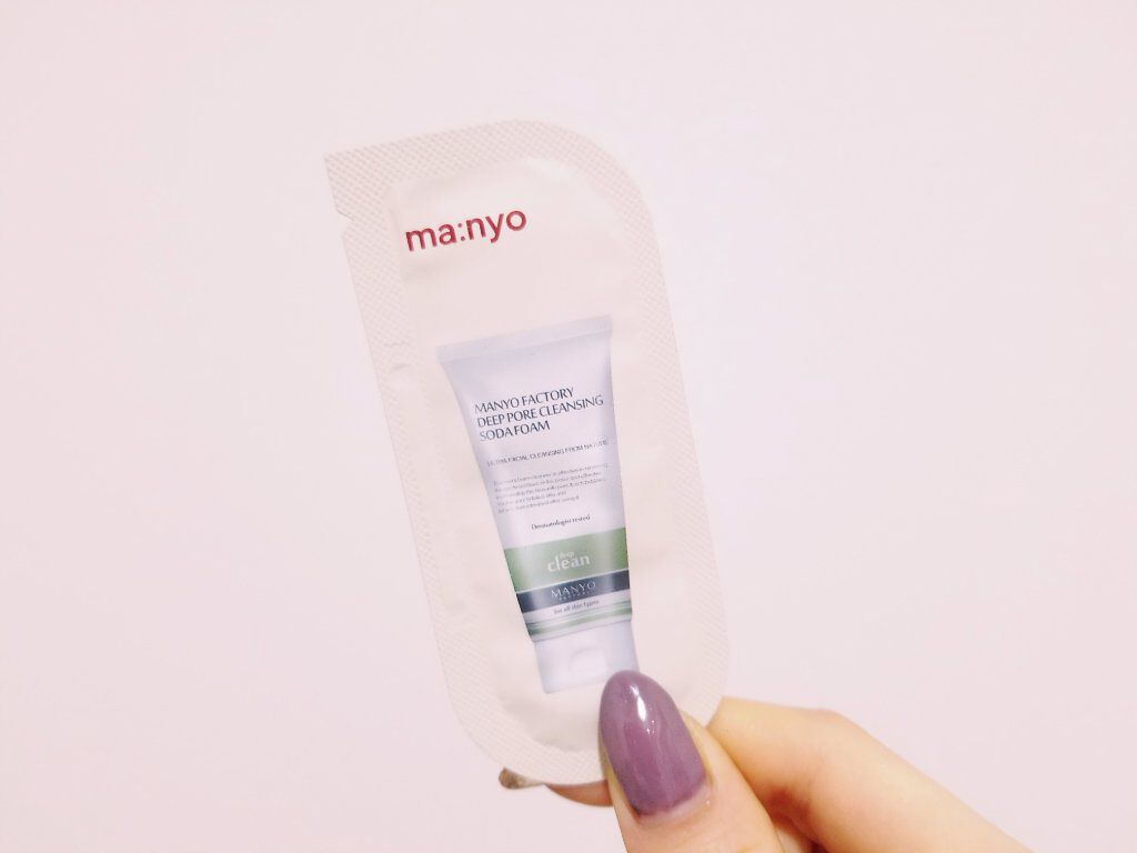 ソーダ洗顔料/manyo/洗顔フォームを使ったクチコミ（1枚目）
