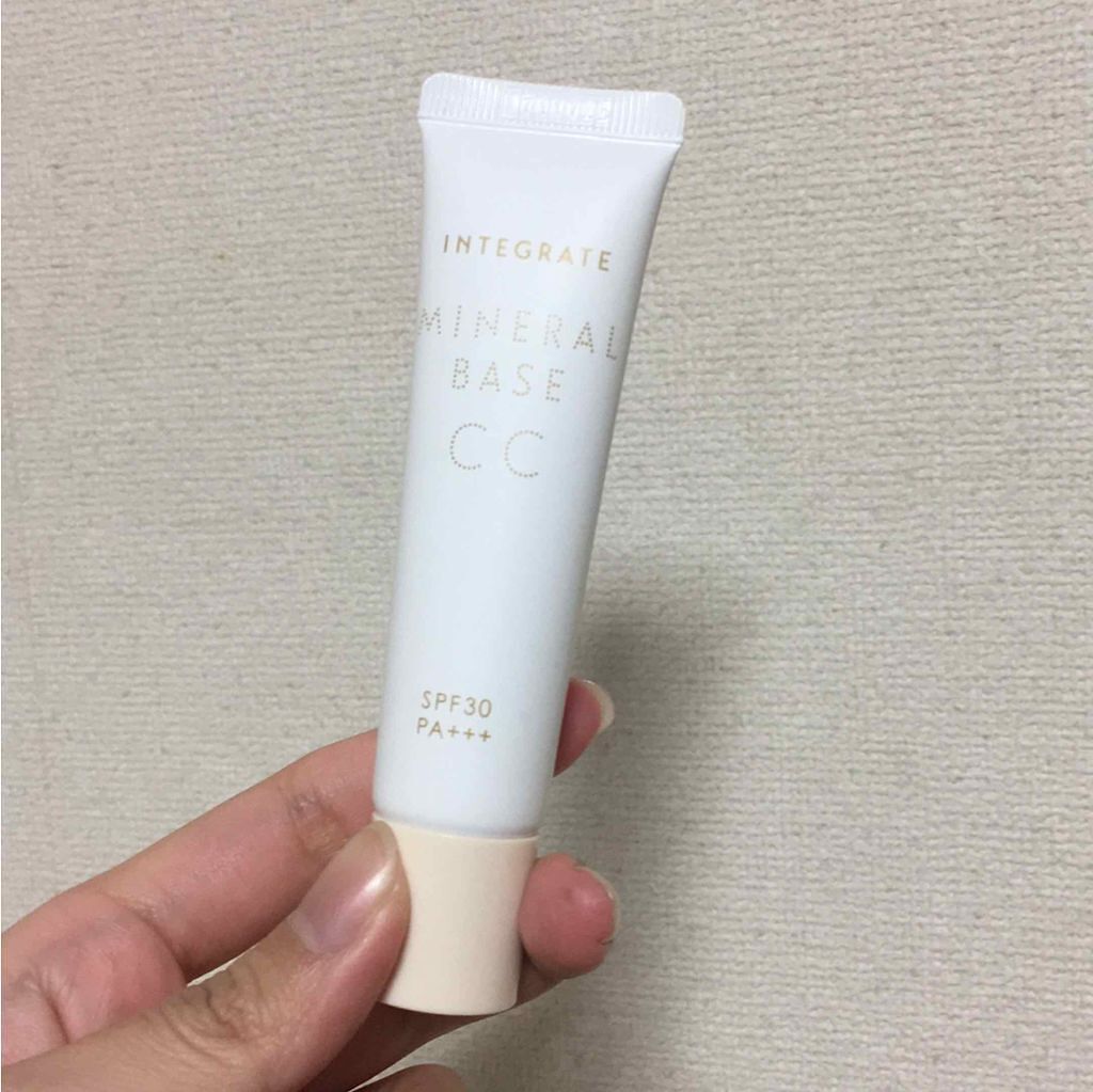 ミネラルベース CC/インテグレート/CCクリームを使ったクチコミ(1枚目)