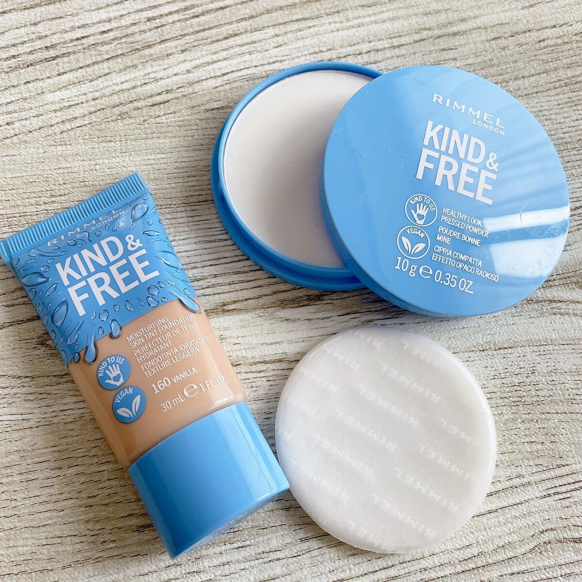 カインド&フリー プレストパウダー 001 トランスルーセント/リンメル ロンドン/プレストパウダーを使ったクチコミ（2枚目）