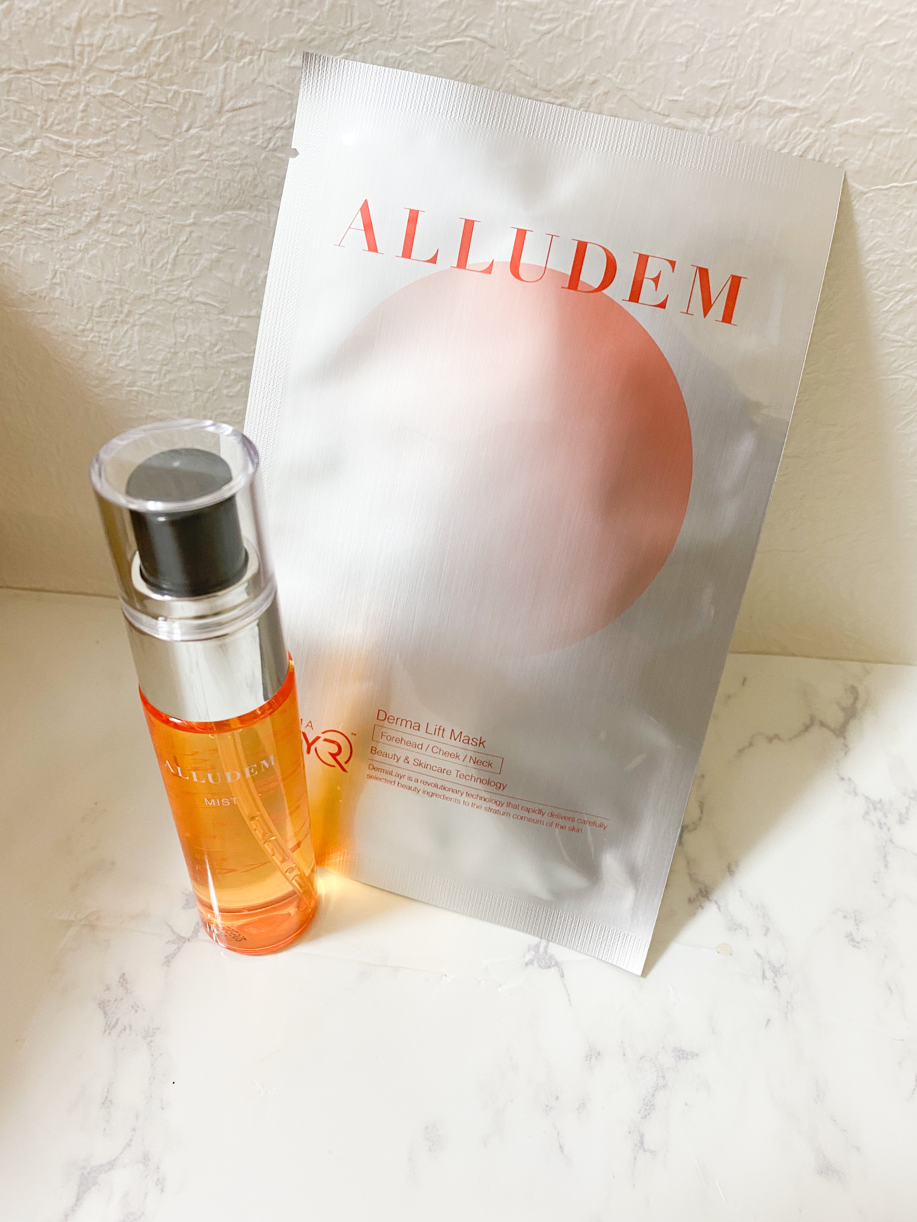 Derma Lift Mask/ALLUDEM/スキンケアキットを使ったクチコミ（1枚目）