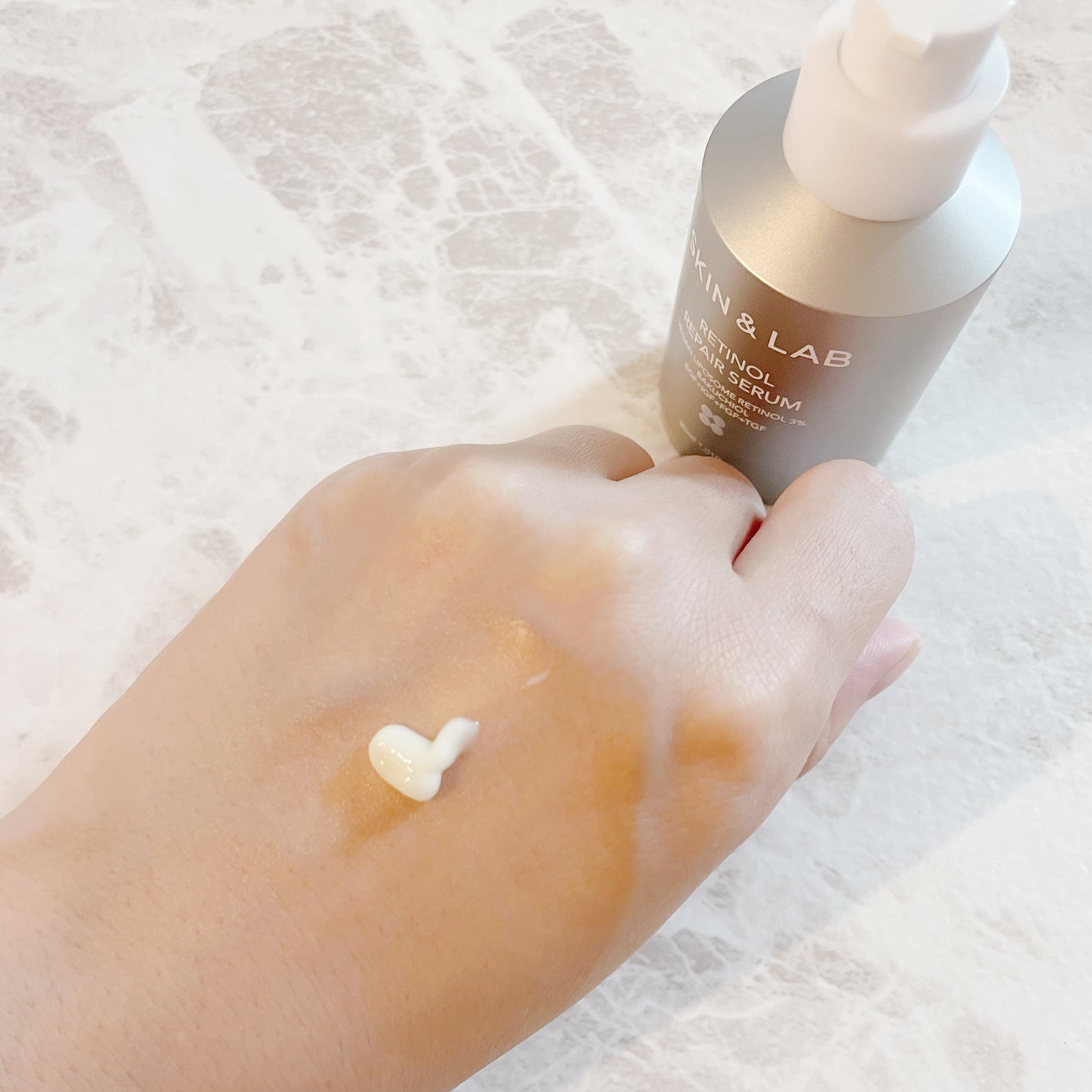 ヴィーガンリポソームレチノールセラム/SKIN&LAB/美容液を使ったクチコミ(9枚目)