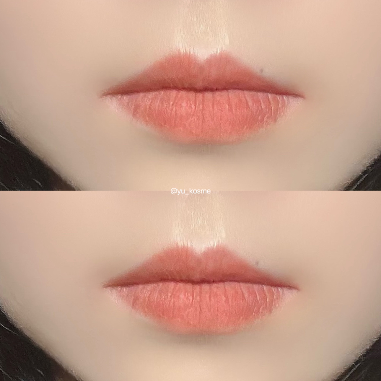 スーパーマットリップ＆チークマッド/INTO U/口紅を使ったクチコミ（3枚目）