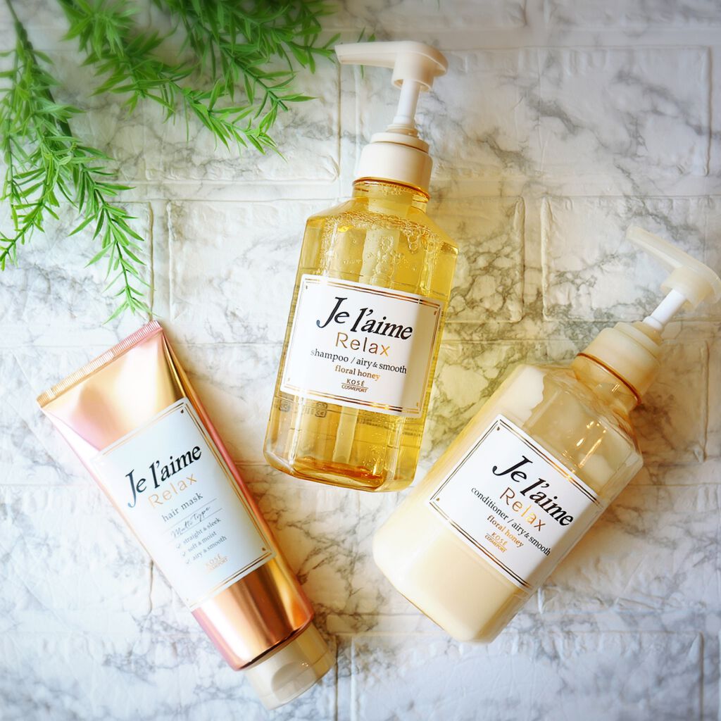 リラックス シャンプー／ヘアコンディショナー(エアリー＆スムース)/Je l'aime/市販シャンプーを使ったクチコミ（1枚目）