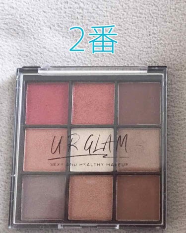 UR GLAM　BLOOMING EYE COLOR PALETTE/U R GLAM/アイシャドウパレットを使ったクチコミ（3枚目）