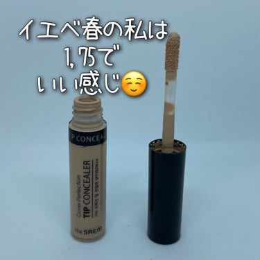 カバーパーフェクション チップコンシーラー/the SAEM/リキッドコンシーラーを使ったクチコミ（2枚目）