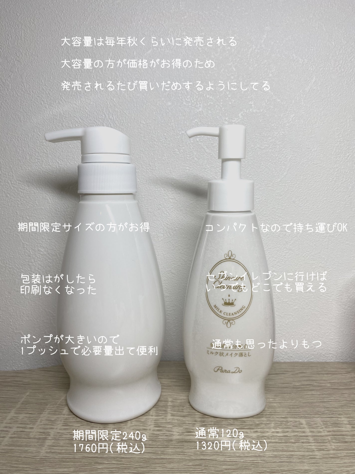 スキンケアクレンジング/パラドゥ/ミルククレンジングを使ったクチコミ(4枚目)